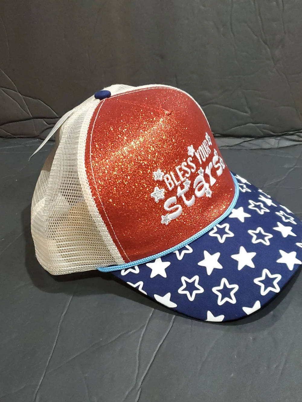 Patriotic red shimmery 